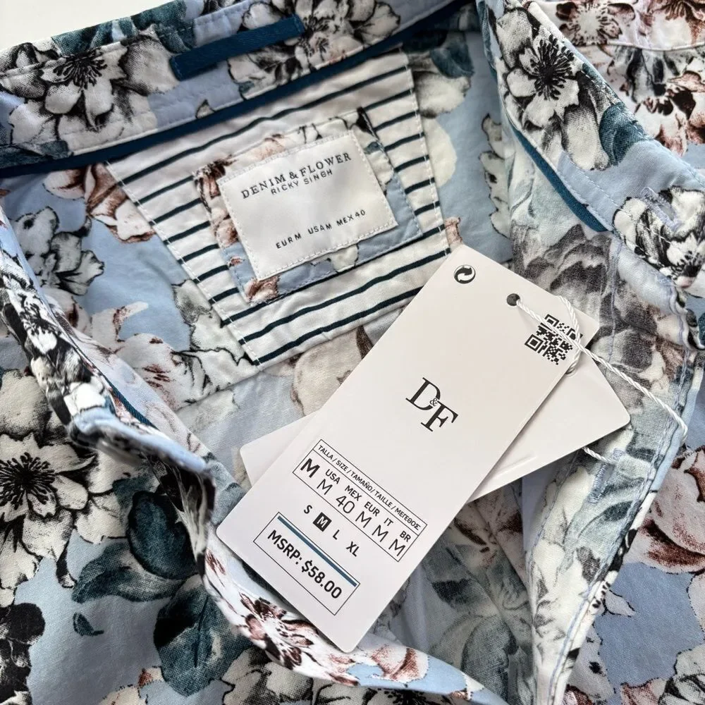 Denim & Flower LS Button-Down Shirt